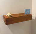 Handmade Wood Floating Shelf – 5-Inch Thick — product view