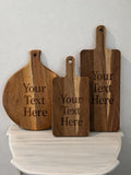 Personalized Acacia Wood Charcuterie Board — product photo 1