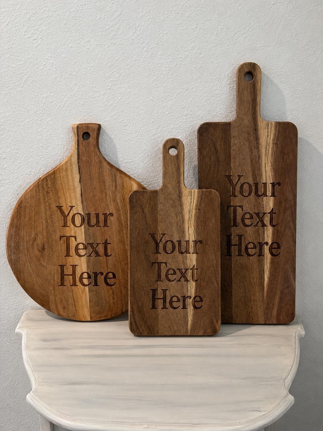 Personalized Acacia Wood Charcuterie Board — product photo 1