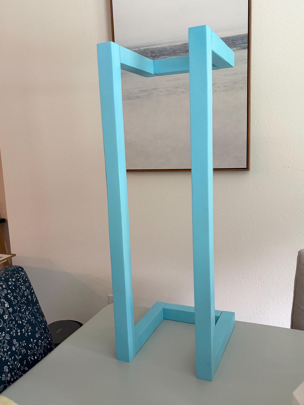 Wooden Wall-Mounted Blanket Rack – 40 Inch — product photo 4
